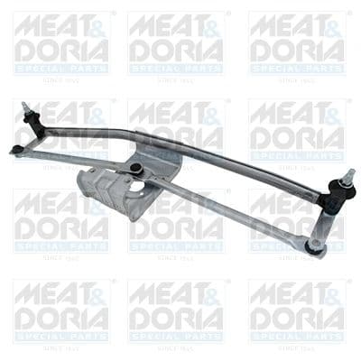 Stiklu tīrītāja sviru un stiepņu sistēma MEAT & DORIA 227005 1