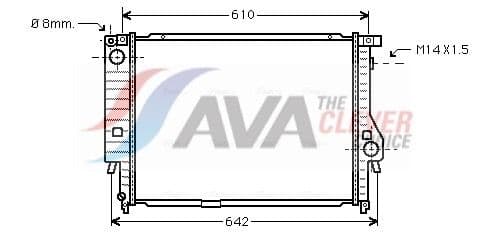 Radiators, Motora dzesēšanas sistēma AVA Clever Choice BW2144 1