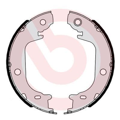 Bremžu loku kompl., Stāvbremze BREMBO S 83 565 1