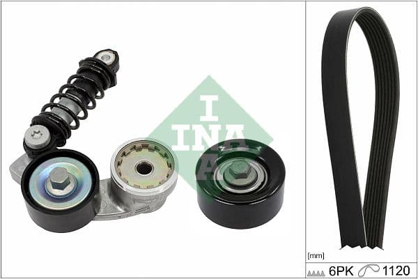 Ķīļrievu siksnu komplekts Schaeffler INA 529 0546 10 1