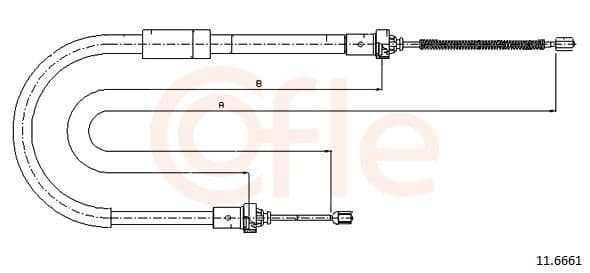 Trose, Stāvbremžu sistēma COFLE 92.11.6661 1