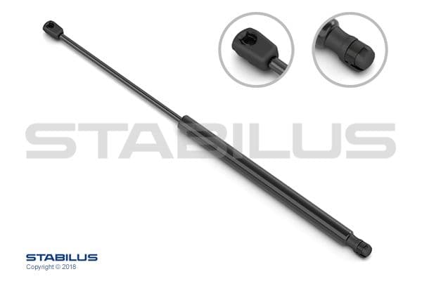 Gāzes atspere, Bagāžas/Kravas nodalījuma vāks STABILUS 8484CV 1