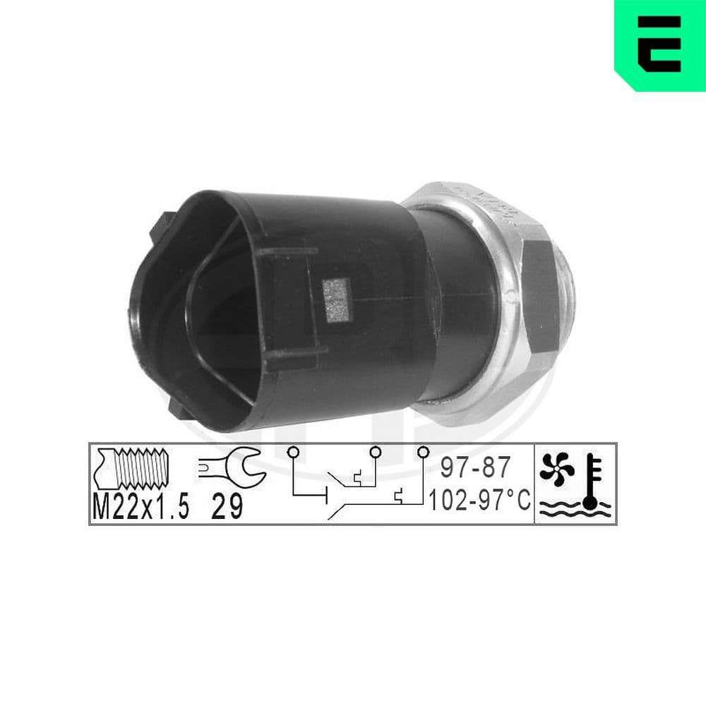Termoslēdzis, Radiatora ventilators ERA 330230 1