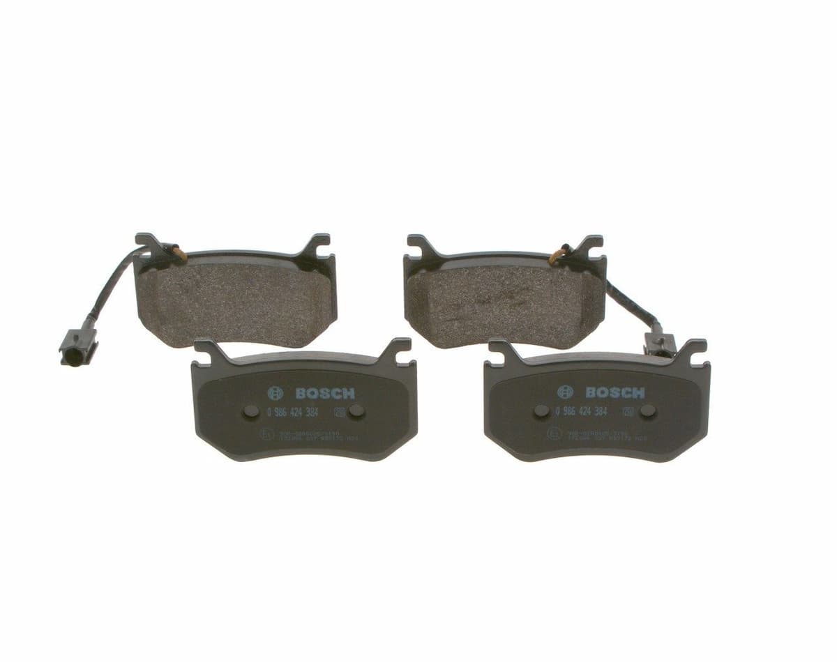 Bremžu uzliku kompl., Disku bremzes BOSCH 0 986 424 384 1