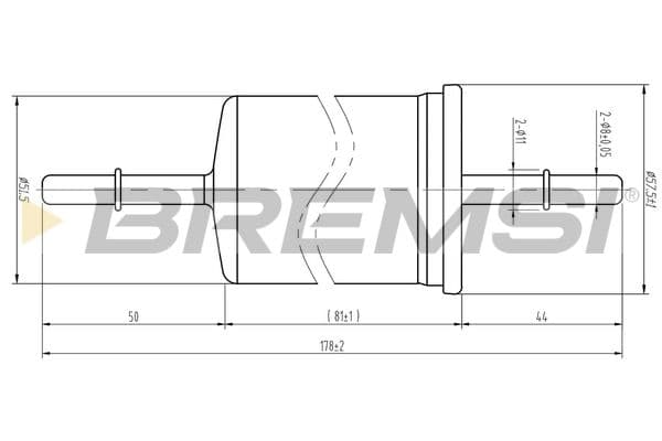 Degvielas filtrs BREMSI FE1512 1