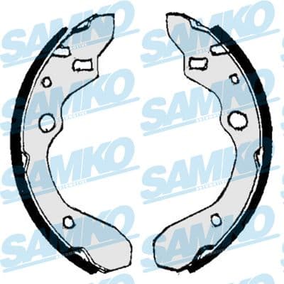 Bremžu loku komplekts SAMKO 87010 1