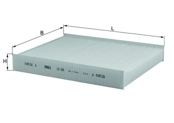 Filtrs, Salona telpas gaiss KNECHT LA 169 1