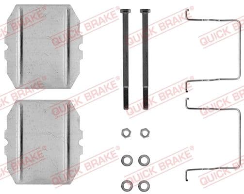 Piederumu komplekts, Disku bremžu uzlikas QUICK BRAKE 109-1053 1