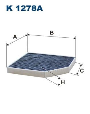 Filtrs, Salona telpas gaiss FILTRON K 1278A 1