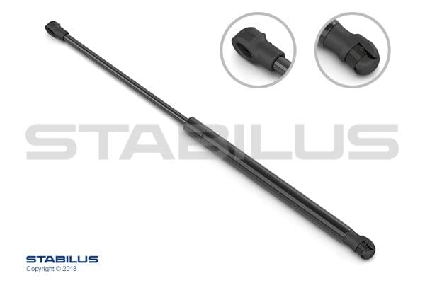 Gāzes atspere, Bagāžas/Kravas nodalījuma vāks STABILUS 022929 1