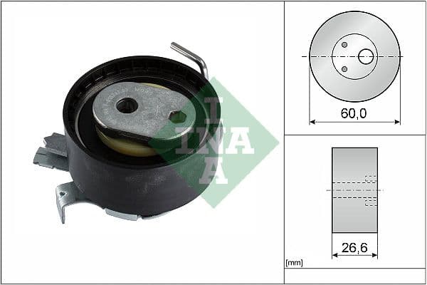 Spriegotājrullītis, Gāzu sadales mehānisma piedziņas siksna INA 531 0961 10 1