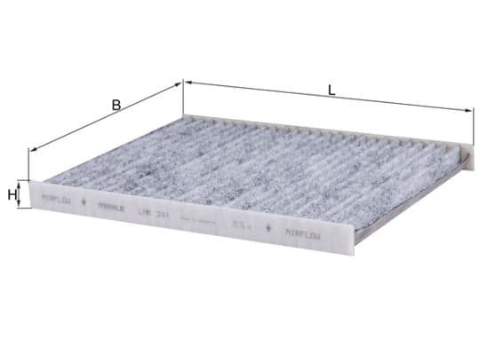 Filtrs, Salona telpas gaiss KNECHT LAK 241 1