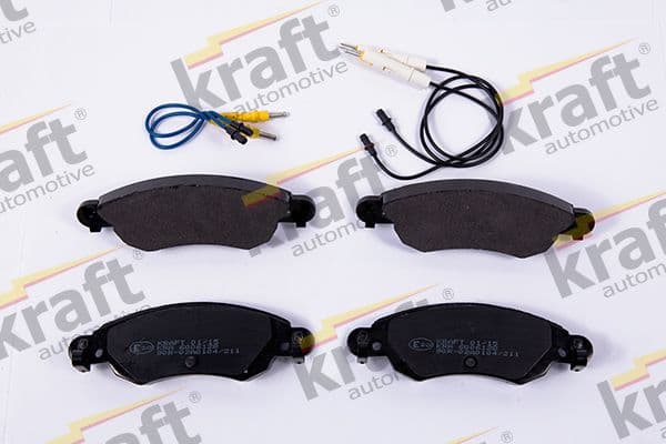 Bremžu uzliku kompl., Disku bremzes KRAFT AUTOMOTIVE 6006128 1