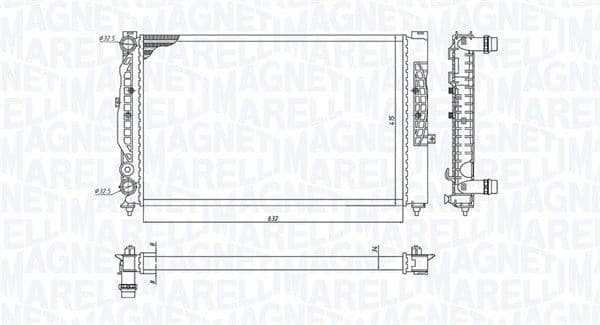 Radiators, Motora dzesēšanas sistēma MAGNETI MARELLI 350213191700 1
