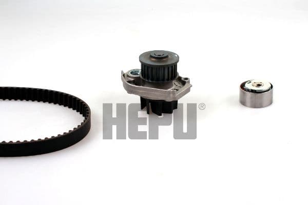 Ūdenssūknis + Zobsiksnas komplekts HEPU PK12012 1