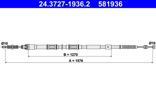 Trose, Stāvbremžu sistēma ATE 24.3727-1936.2 1