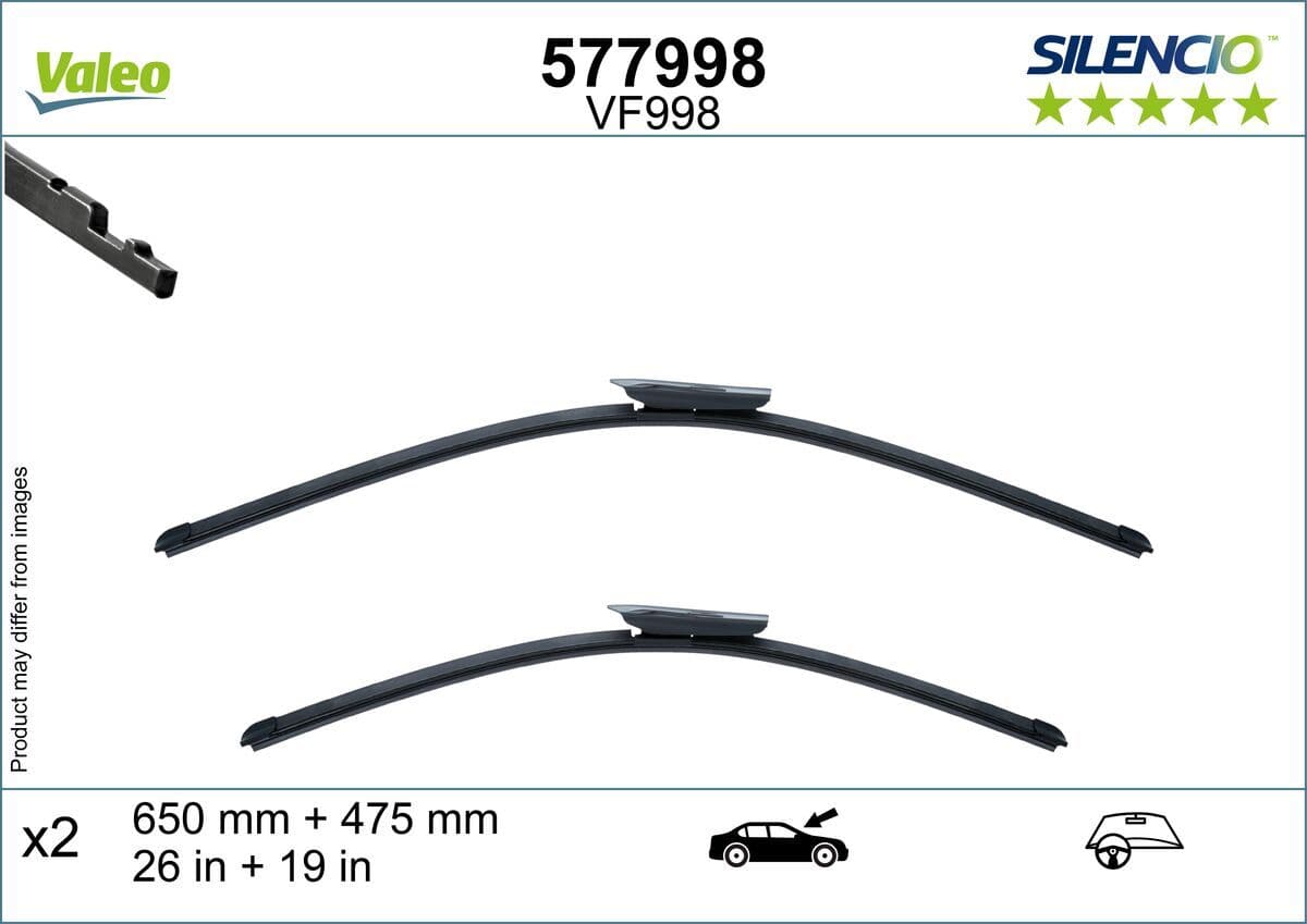 Stikla tīrītāja slotiņa VALEO 577998 1