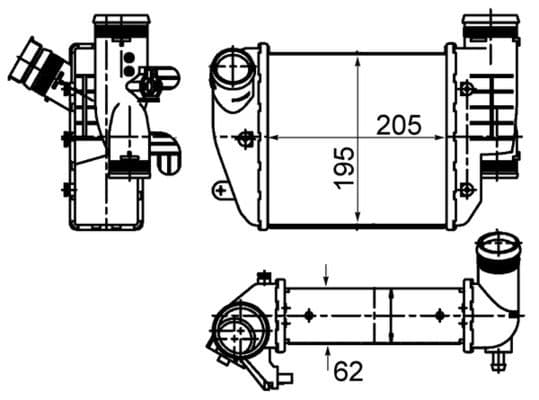 Starpdzesētājs MAHLE CI 484 000S 1