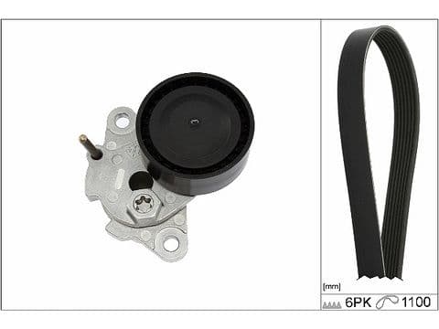 Ķīļrievu siksnu komplekts Schaeffler INA 529 0085 10 1