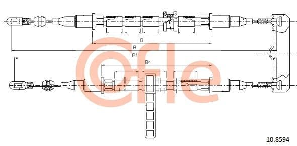Trose, Stāvbremžu sistēma COFLE 10.8594 1