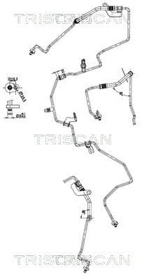 Augst-/Zemspiediena cauruļvads, Gaisa kond. sist. TRISCAN 9010 25043 1
