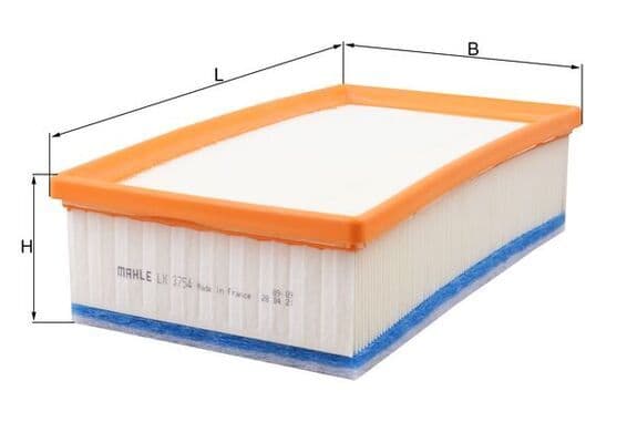 Gaisa filtrs KNECHT LX 3754 1