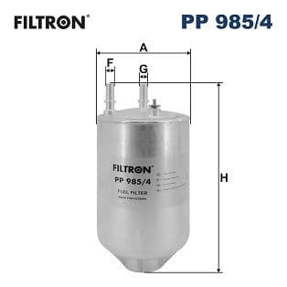 Degvielas filtrs FILTRON PP 985/4 1