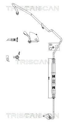 Hidrauliskā šļūtene, Stūres iekārta TRISCAN 8516 29053 1