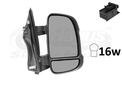Ārējais atpakaļskata spogulis VAN WEZEL 0983808 1