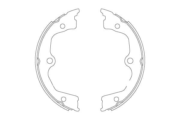 Bremžu loku kompl., Stāvbremze TRW GS8821 1