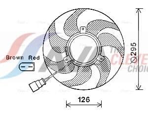 Ventilators, Motora dzesēšanas sistēma AVA Clever Choice VN7535 1