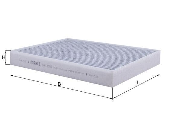 Filtrs, Salona telpas gaiss KNECHT LAK 1526 1