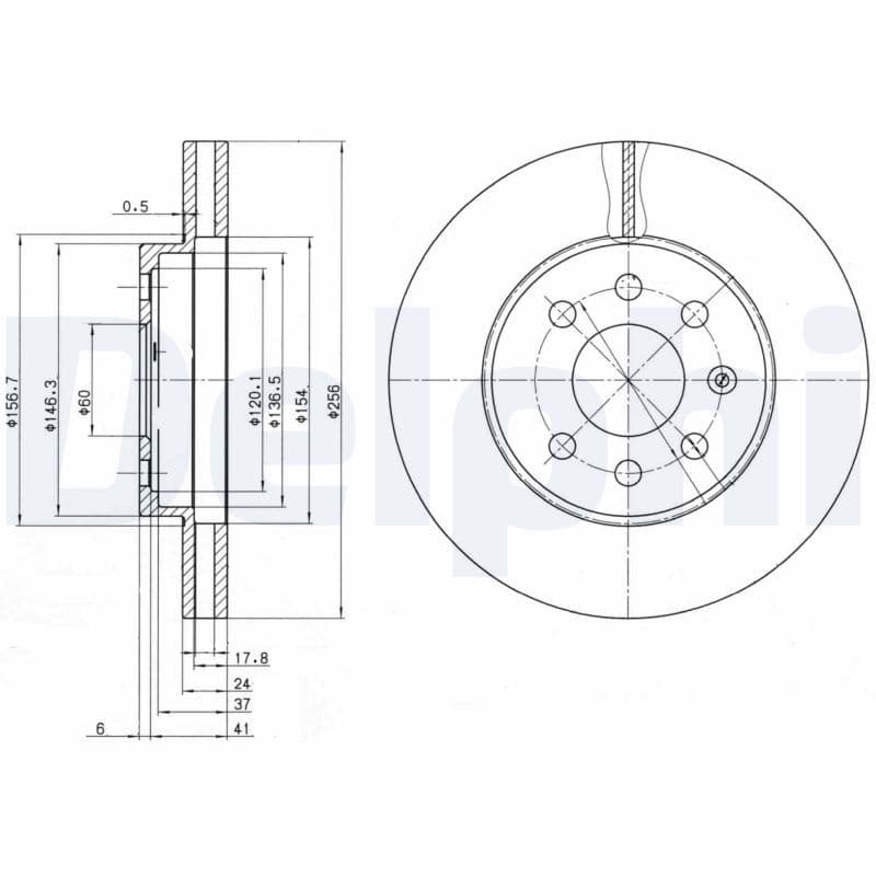 Bremžu diski DELPHI BG3334 1