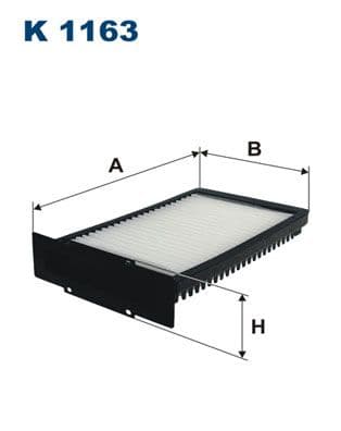 Filtrs, Salona telpas gaiss FILTRON K 1163 1