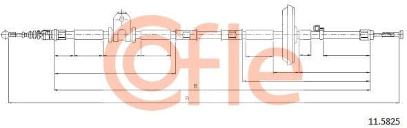 Trose, Stāvbremžu sistēma COFLE 11.5825 1