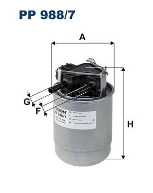 Degvielas filtrs FILTRON PP 988/7 1