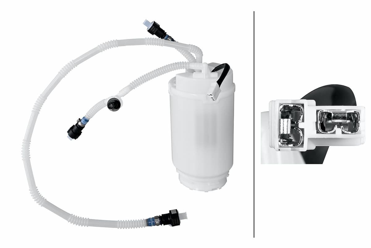 Degvielas uztvērējs, Degvielas sūknis HELLA 8TF 358 306-351 1