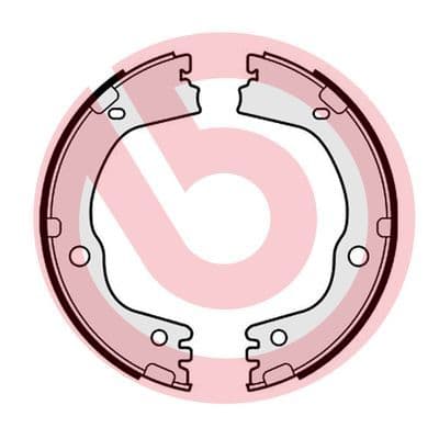 Bremžu loku kompl., Stāvbremze BREMBO S 30 543 1