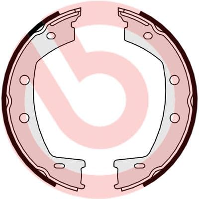 Bremžu loku kompl., Stāvbremze BREMBO S 44 508 1