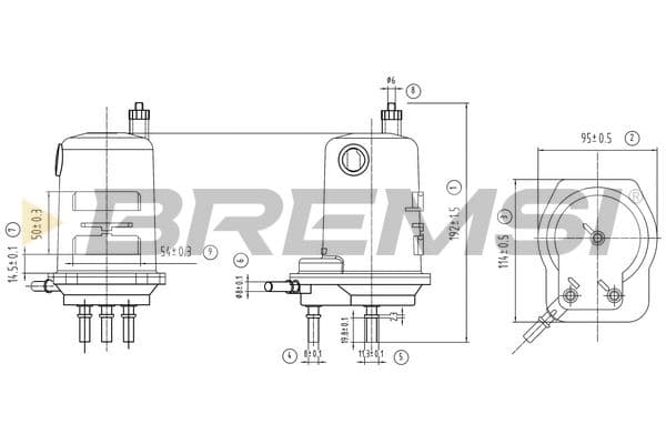 Degvielas filtrs BREMSI FE0786 1