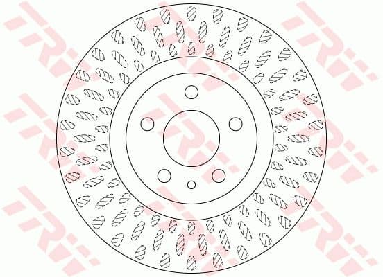 Bremžu diski TRW DF6522 1