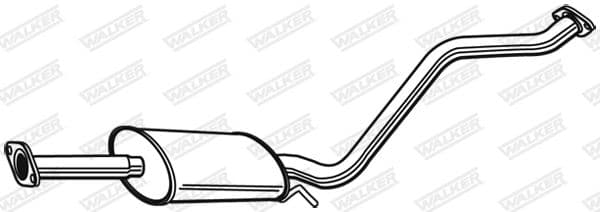 Vidējais izpl. gāzu trokšņa slāpētājs WALKER 23045 1