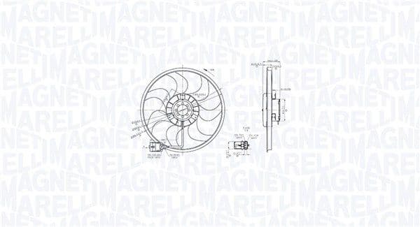 Ventilators, Motora dzesēšanas sistēma MAGNETI MARELLI 069422864010 1